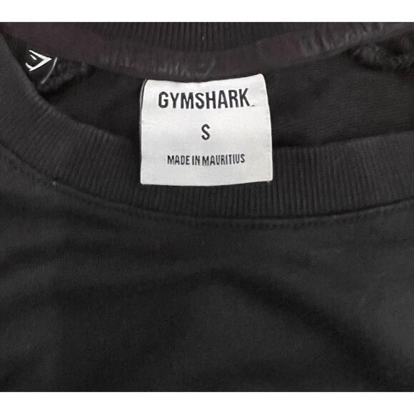 Gym Shark Women’s Cropped Long Sleeve Training Sweatshirt Black Size Small - Picture 4 of 5